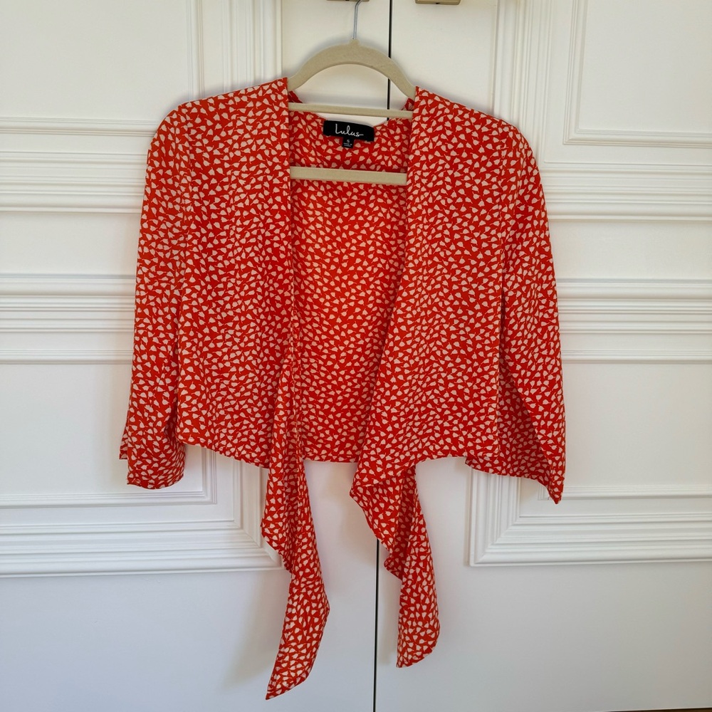 Lulus Tie-Front Top